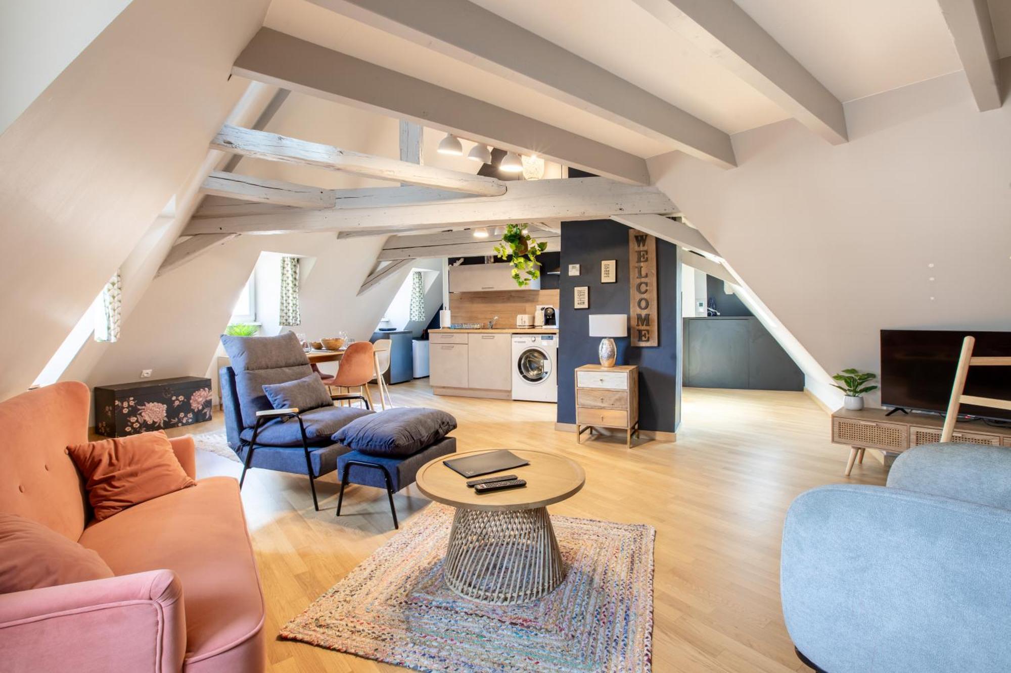 Duplex Atypique Au Coeur De Mulhouse Leilighet Eksteriør bilde
